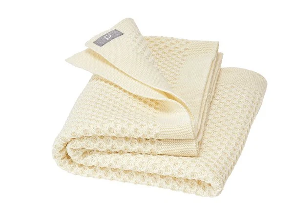 Disana - Baby Wabenstrickdecke Wolle natur